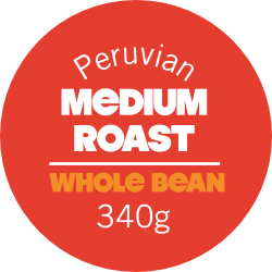 Peruvian Medium Roast Whole Bean